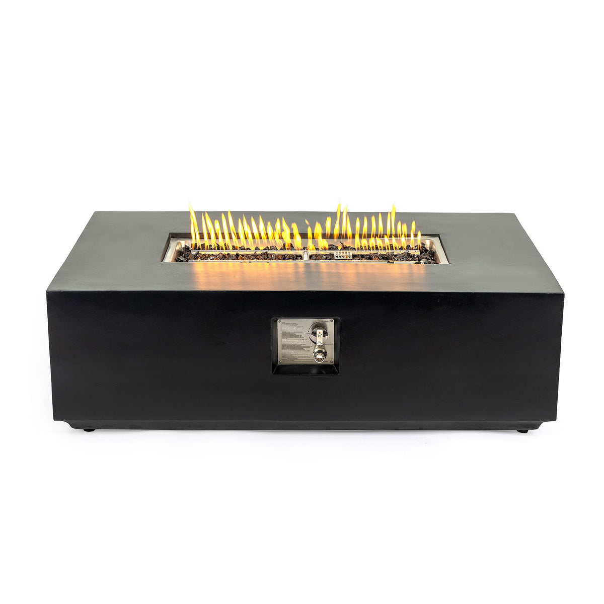 Propane / Natural Gas Fire Pit Table, 50,000 BTU - Charcoal