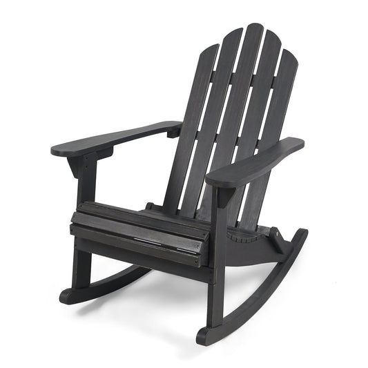 Echoes - Outdoor Acacia Wood Adirondack Rocking Chair