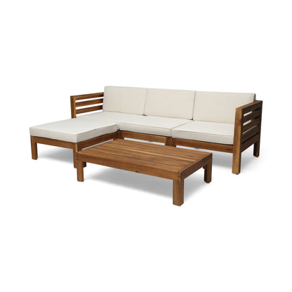Cambridge - L Shape Sofa Set - Beige