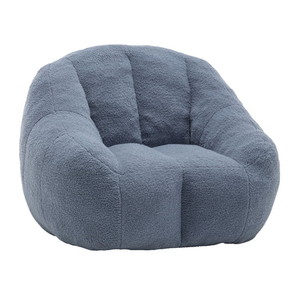 Comfy Bean Bag Chair With Memory Foam Filler, Tufted Soft