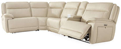 Double Deal - 5 Piece Reclining Sectional