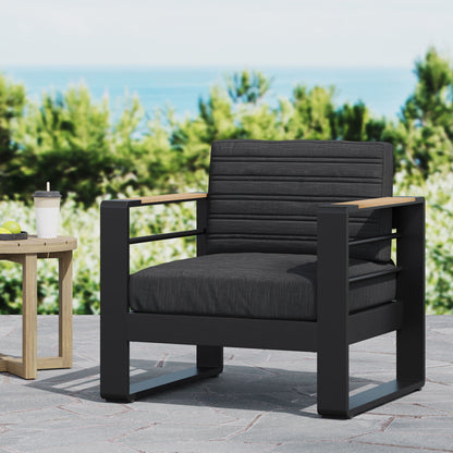 Giovanna - Club Chair Set With Aluminum Frame