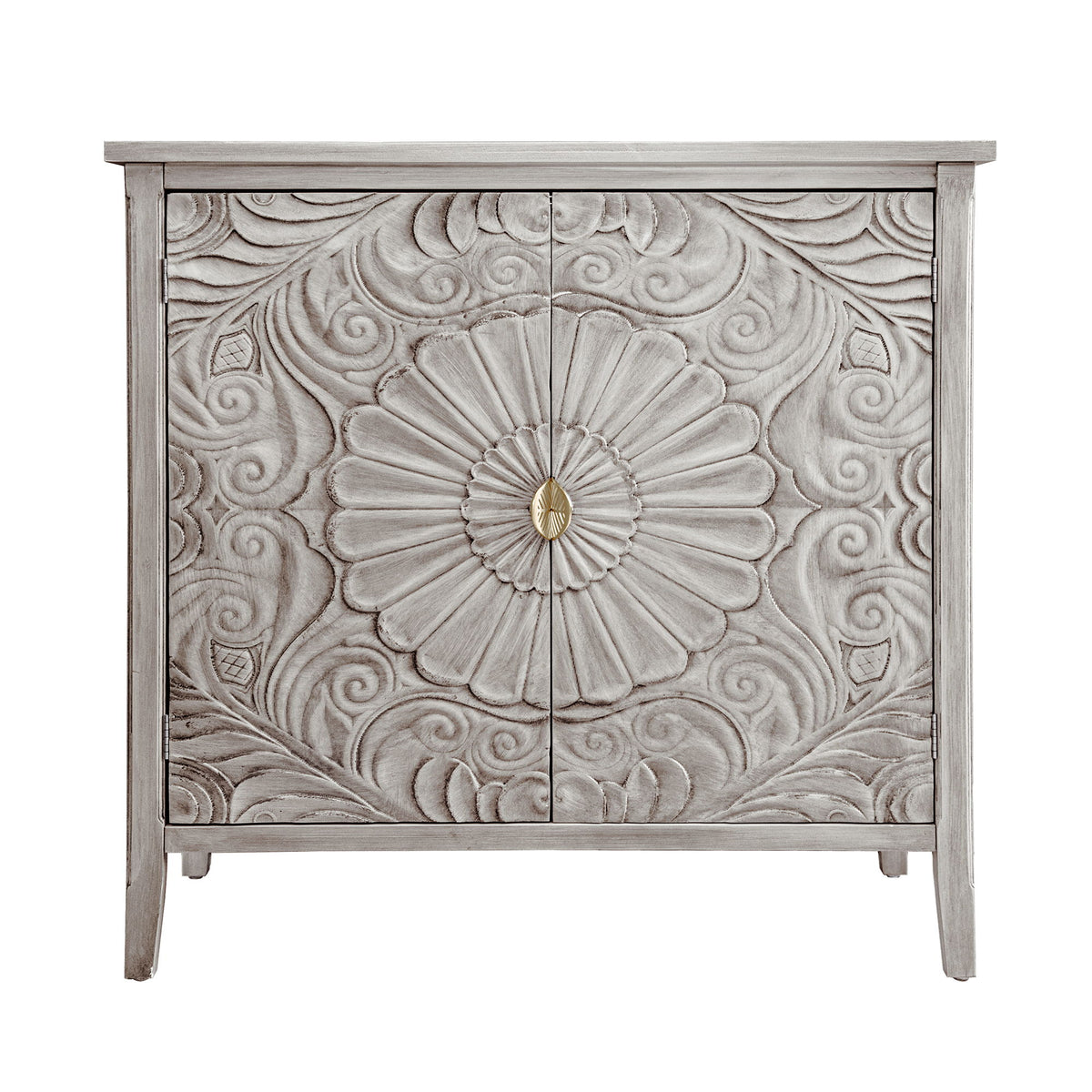 2 Door Cabinet, Suitable For Bedroom - Light Gray