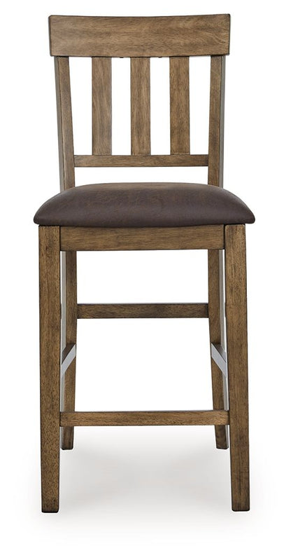 Urbinforte - Upholstered Barstool (Set of 2) - Light Brown