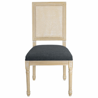 Dining Chairs With Square Back (Set of 2)
