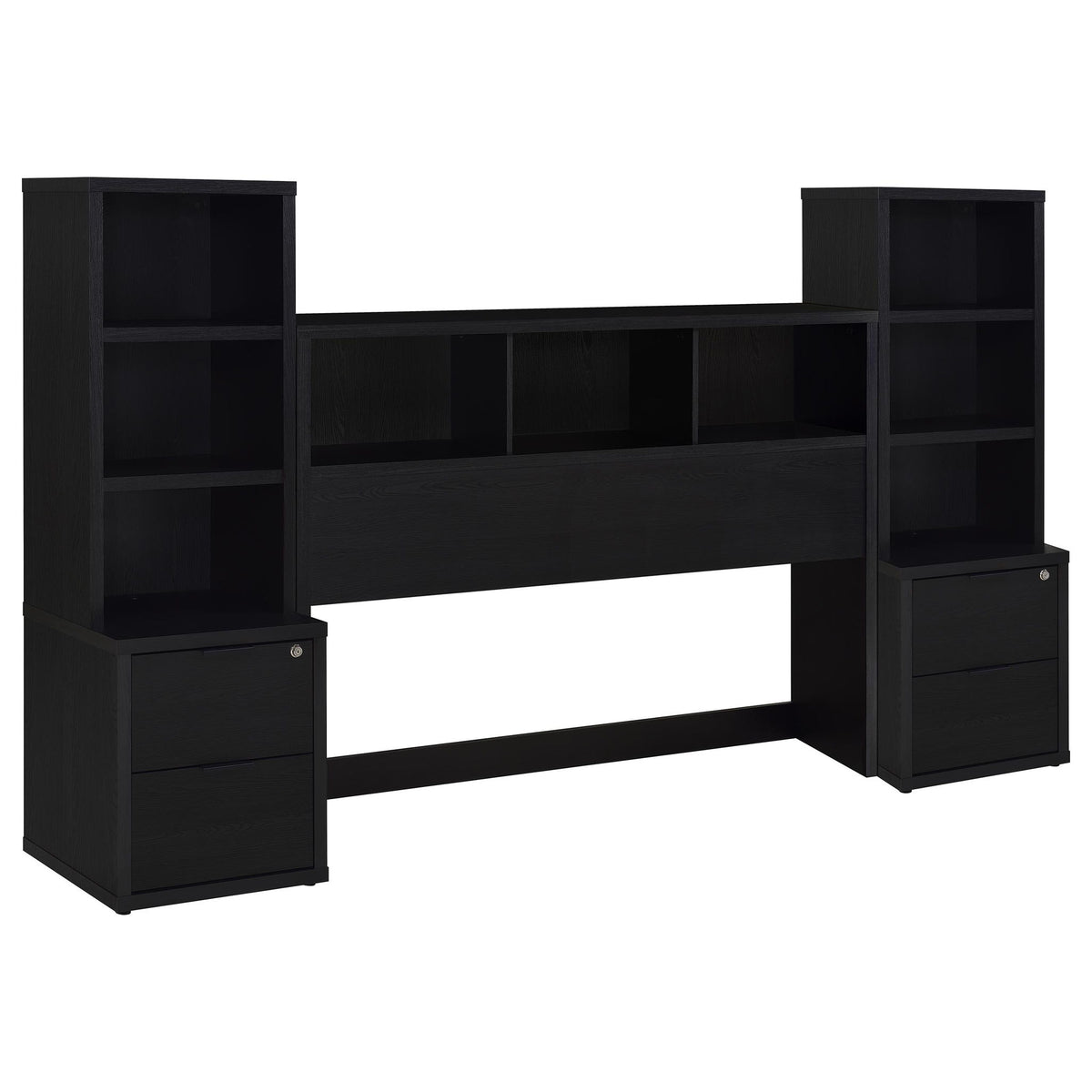 Geary - 3 Piece Bedroom Set With Bookcase Headboard