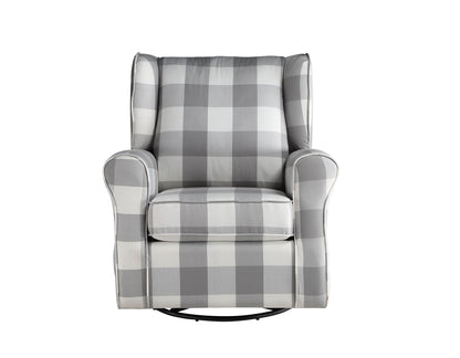 Patli - Glider Chair With Swivel - Gray