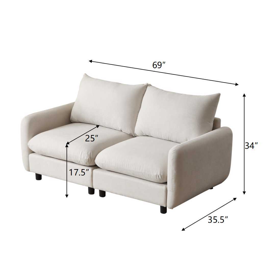 Modular Free Combination Sectional Sofa Couch