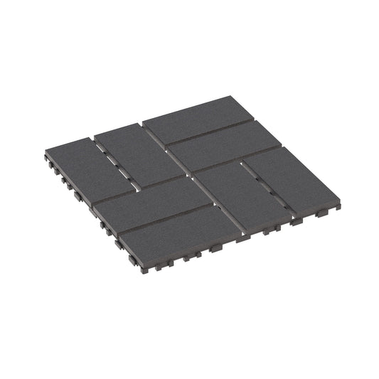 Plastic Interlocking Deck Tiles Patio Deck Tiles Waterproof Outdoor Use