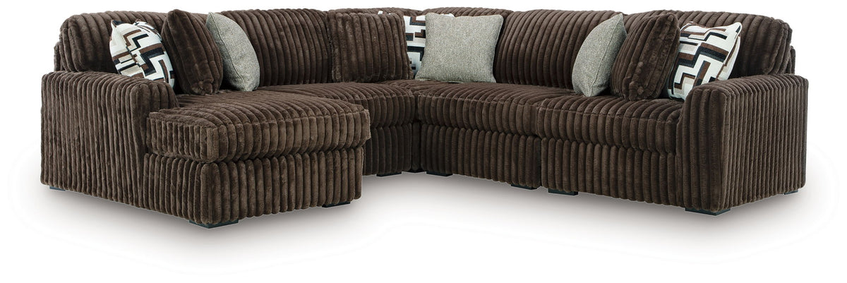 Midnight-Madness - 5 Piece Sectional