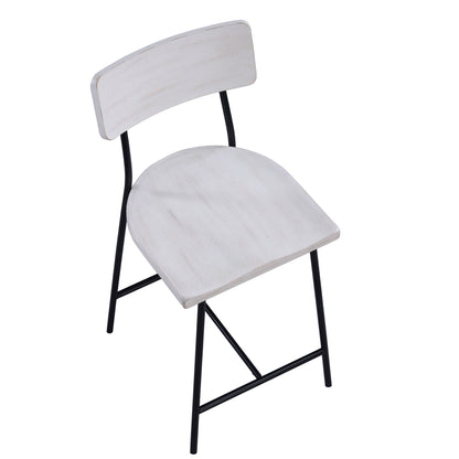 Badin - Counter Stool - White Washed