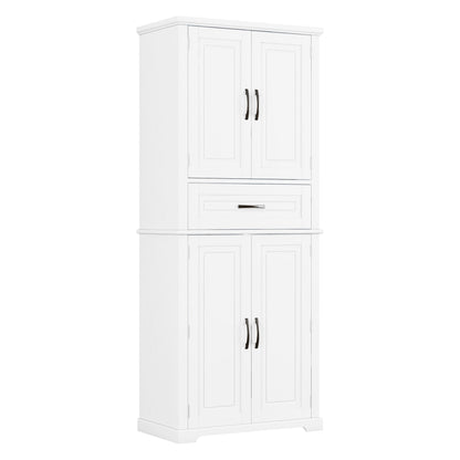 Bathroom Storage Cabinet With Multifunctional Storage Space, Drawer With Slide Rails, Adjustable Shelf