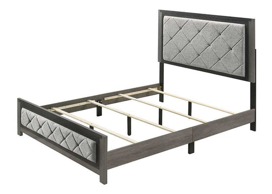 Jehoram - Queen Bed - Gray