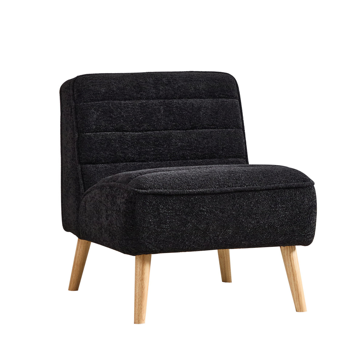 Upholstered Armless Accent Chair