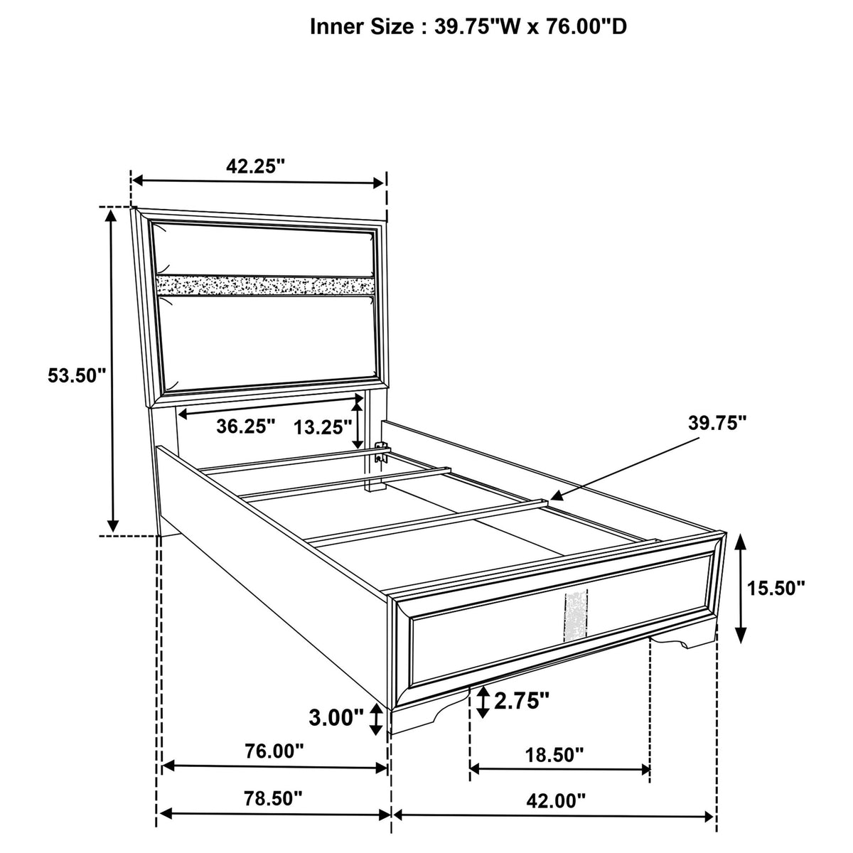 Annie - 4 Piece Bedroom Set