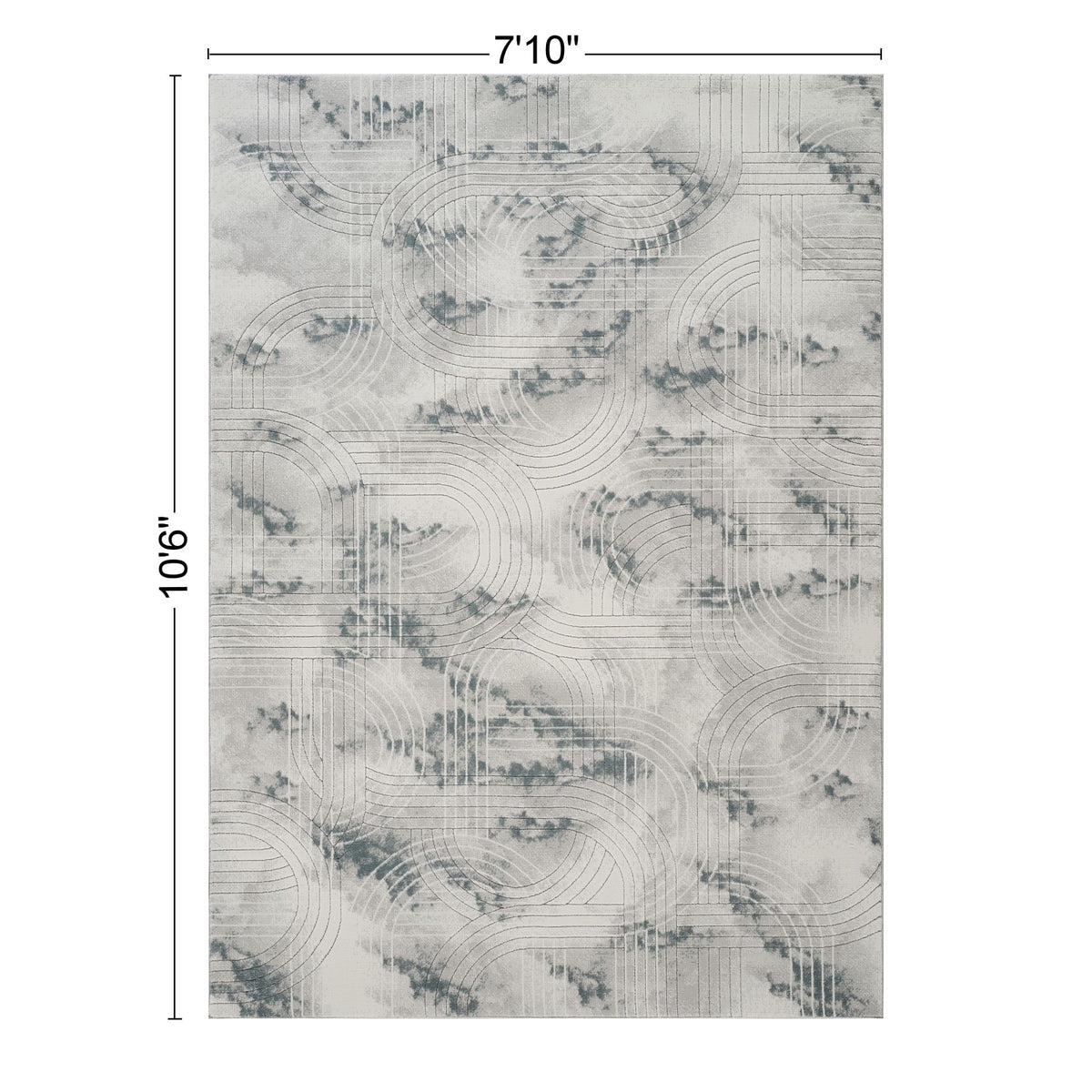 Geometrix - Area Rug With Geometric 3D Effect