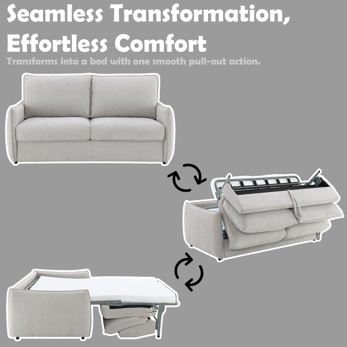 Jinn - Sofa With Sleeper - Beige
