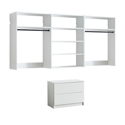 Devi - Wall Mounted Closet System With Modular Units