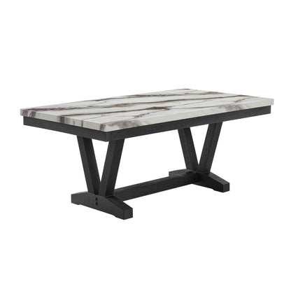 Panda Oceanic - Dining Table And Chairs Set - Black