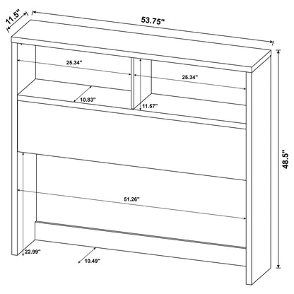 Geary - 3 Piece Bedroom Set With Bookcase Headboard
