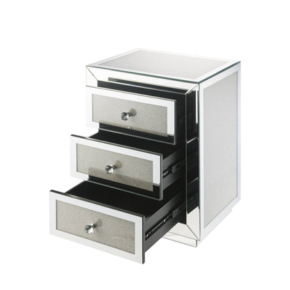 Noralie - Accent Table - Silver - Metal
