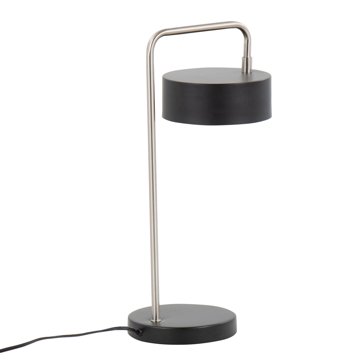 Puck - Contemporary Table Lamp - Nickel
