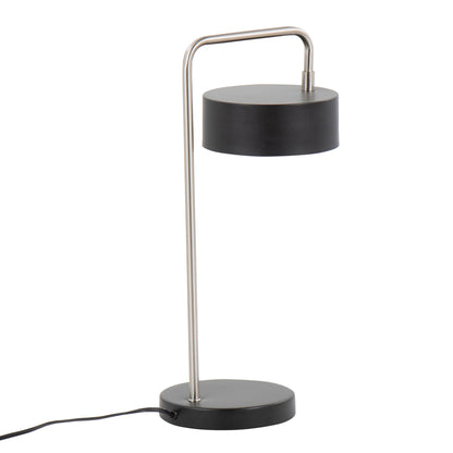 Puck - Contemporary Table Lamp - Nickel