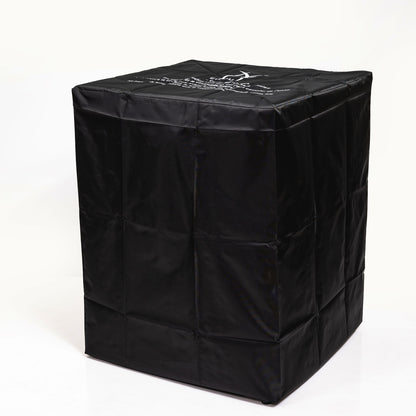 Propane Gas Square Fire Pit, Tile Tabletop With Beautiful Wicker Base For Outside
