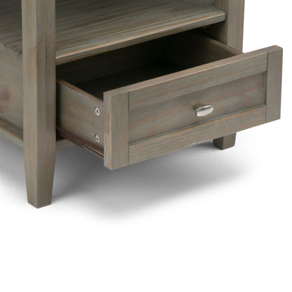 Warm Shaker - End Table - Light Brown