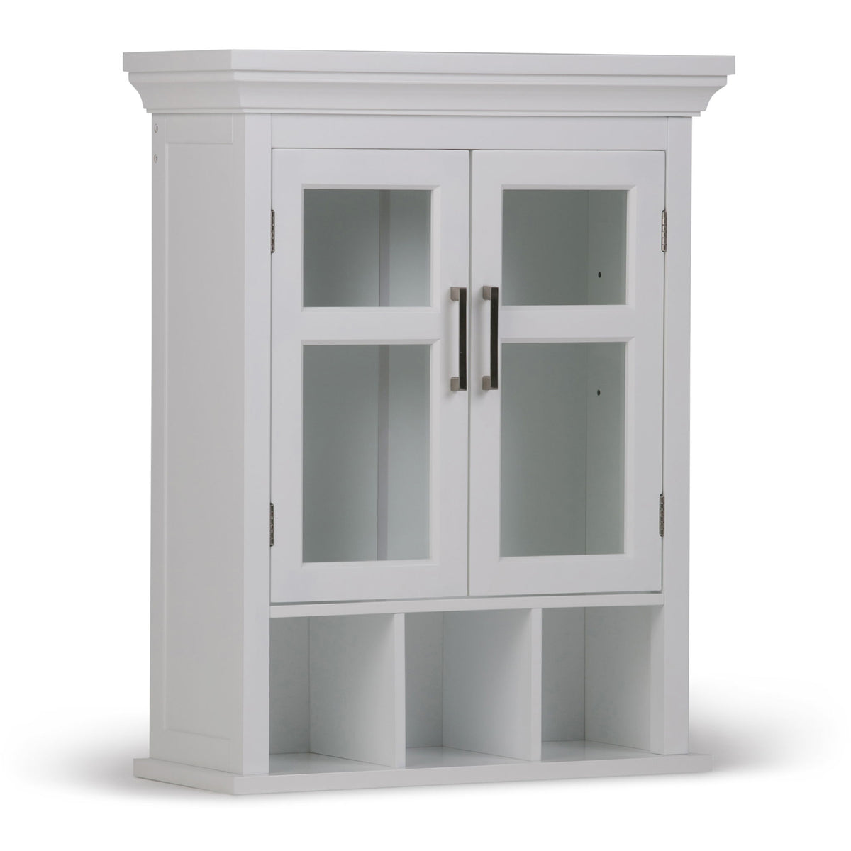 Avington - 2 Door Wall Cabinet With Cubbies - Pure White