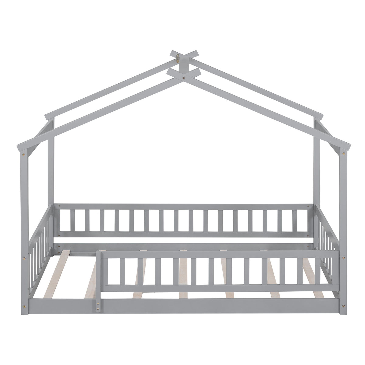 Bed House Bed Frame With Fence