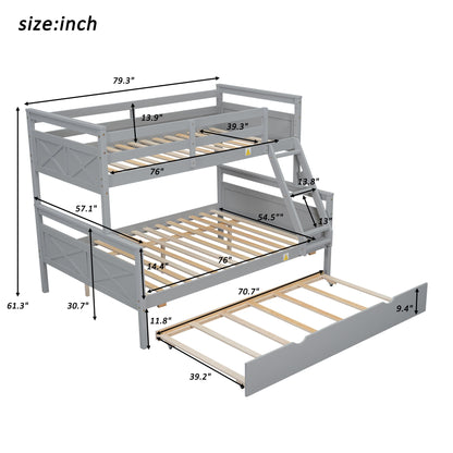 Bunk Bed & Ladder And Safety Guardrail