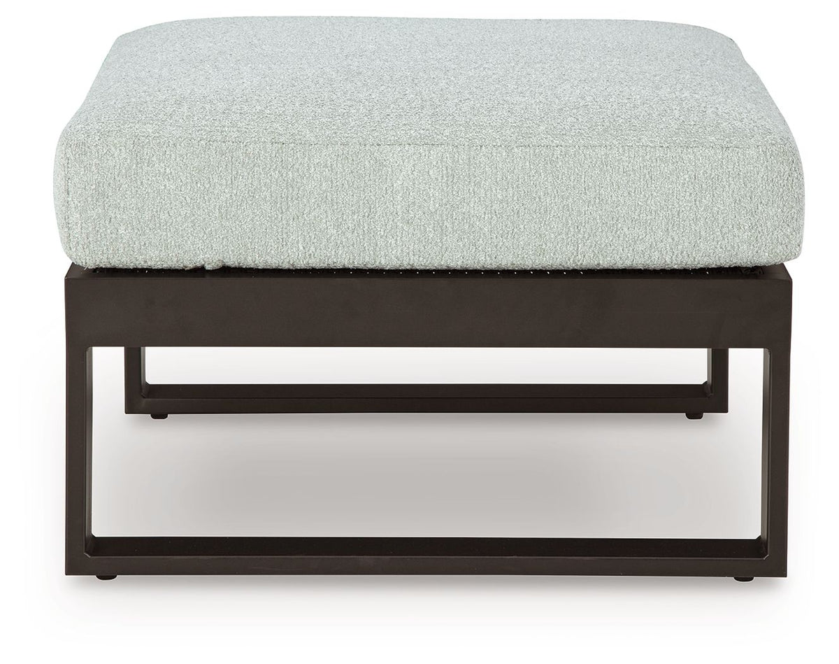 Beachloft - Ottoman With Cushion - Black / Gray