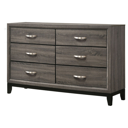 Cabrillo - 6 Drawer Dresser - Gray