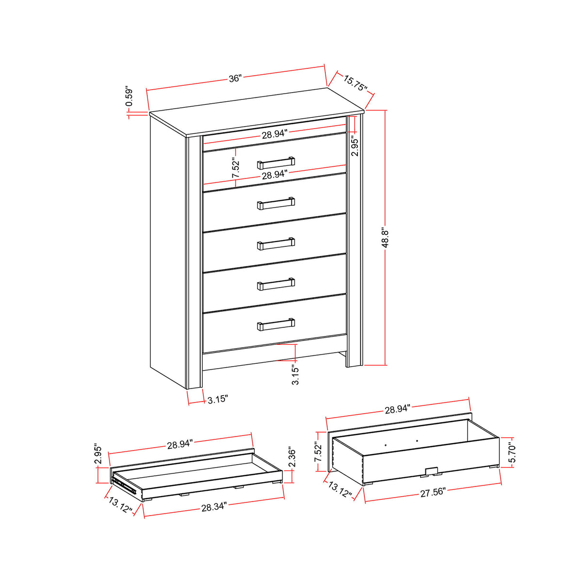 Lorenzo - Chest With Hidden Jewelry Compartment And Bar Handle - Silver