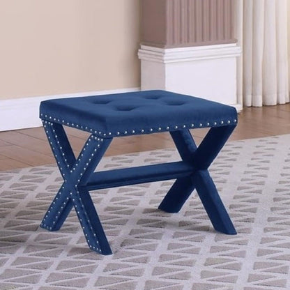 Upholstered Accent Bench With Nailhead Trim