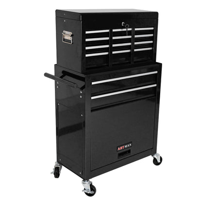 High Capacity Rolling Tool Chest With Wheels And Drawers, Storage Cabinet