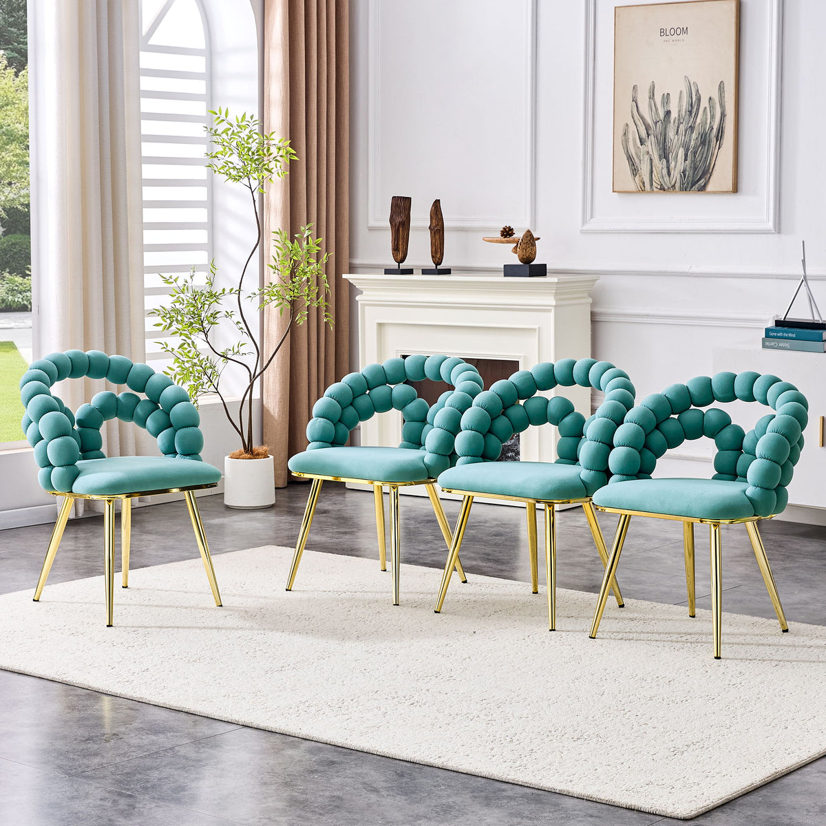 Puffy Bubble, Ball Chain Chairs For Dining Room
