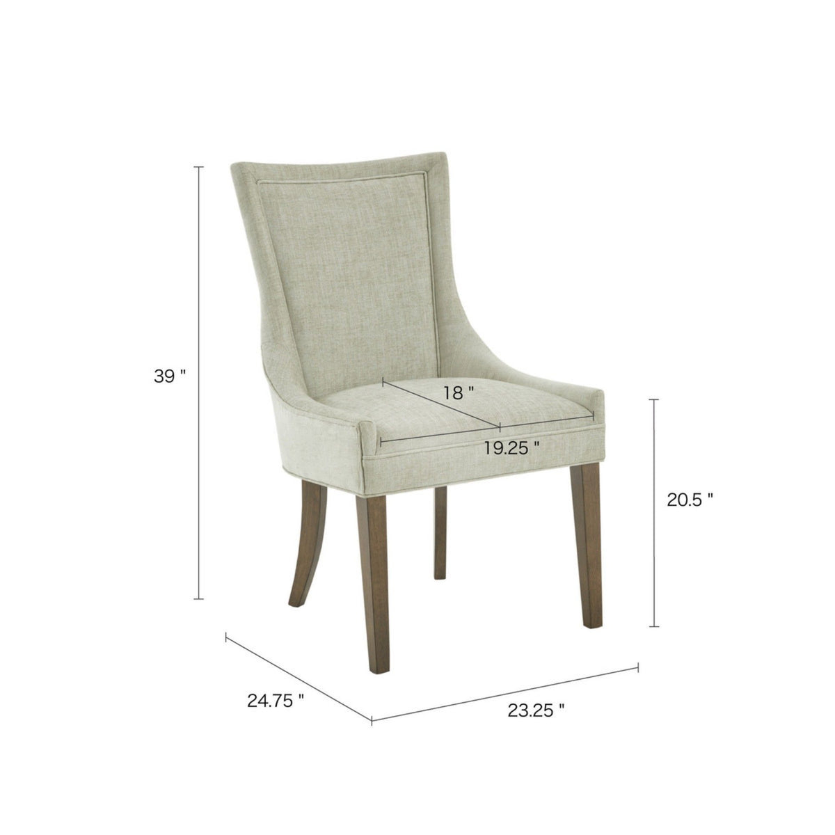 Ultra - Elegant Dining Side Chair (Set of 2)