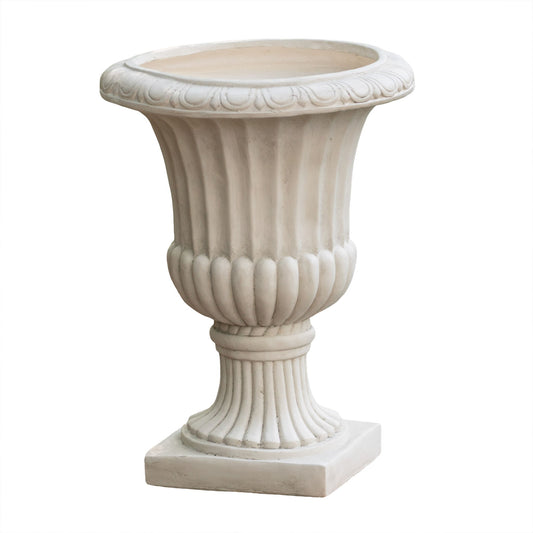 Classic Italian Urn Planter - Antique White