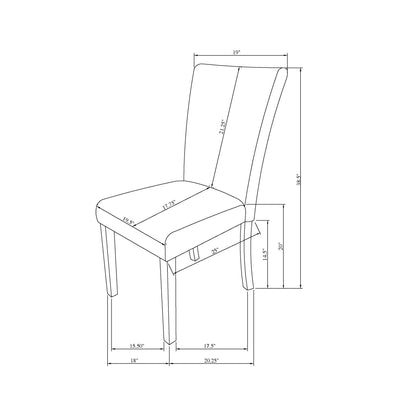 Oceanic - Dining Chair (Set of 2) - Gray