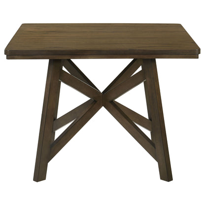 Maxine - Square Counter Height Dining Table - Brown