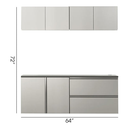 Nova Series - Garage Cabinet Set C - Dark Gray
