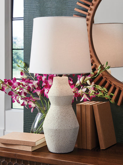 Dawthorne - Paper Table Lamp - Cream