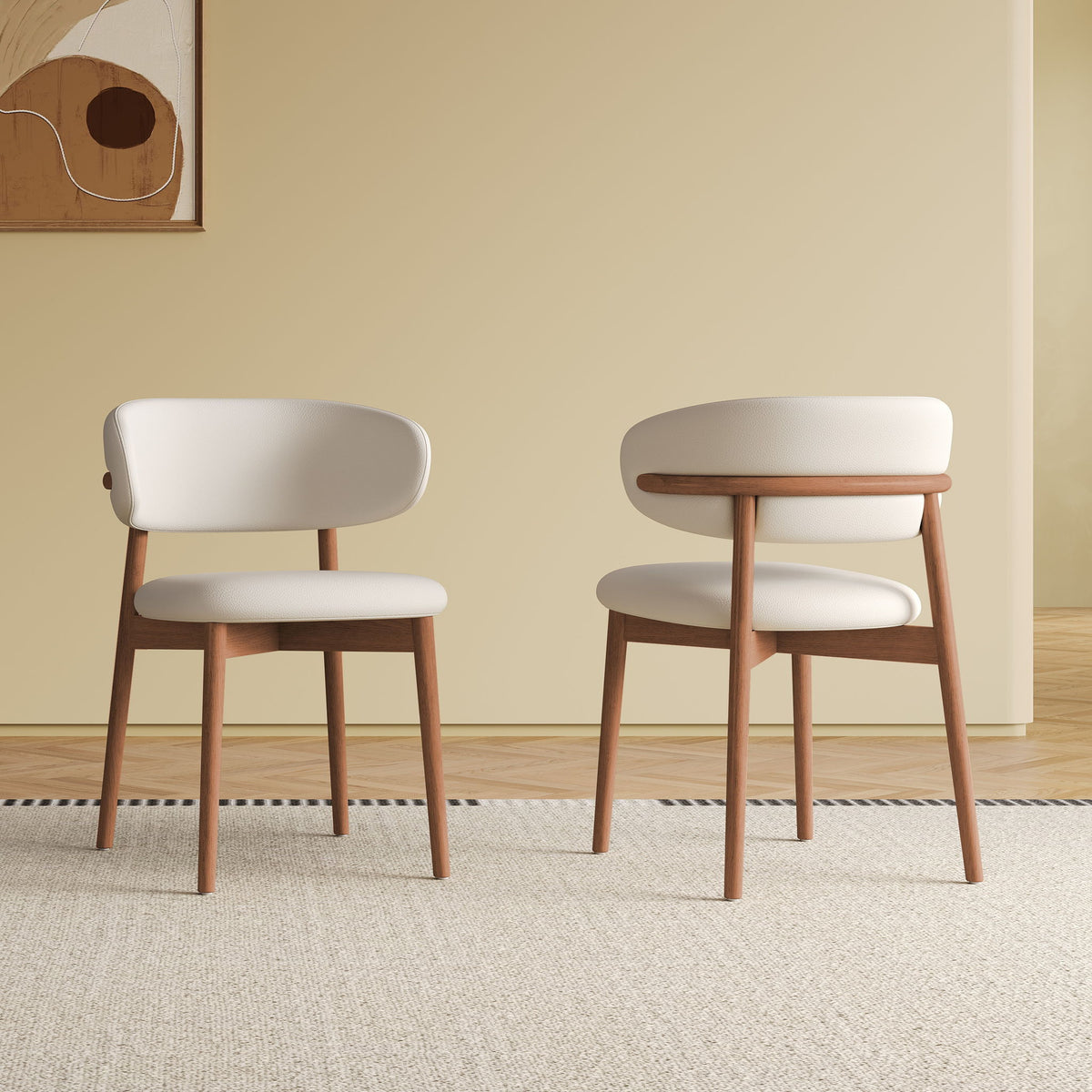 Dining Chairs For Dining Room (Set of 2) - White