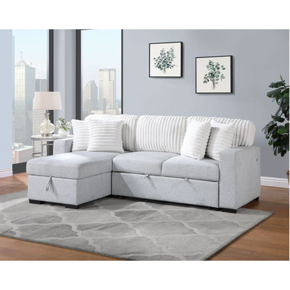 Ford - Reversible Pull Out Sofa Bed - Light Gray