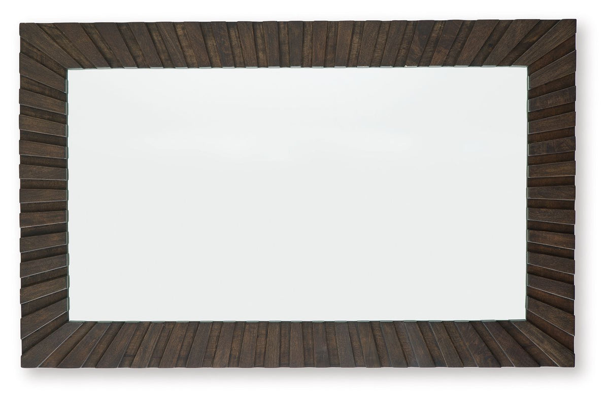 Advin - Accent Mirror - Dark Brown