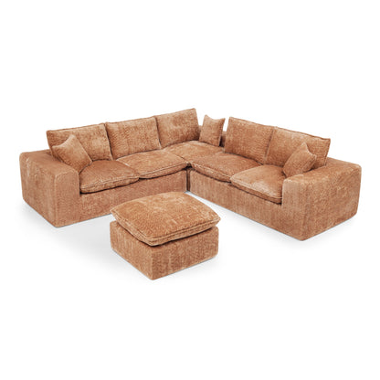 Sectional Sofa With Moveable Ottoman