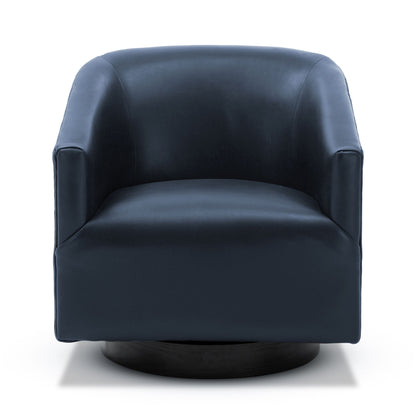 Garland - Upholstered Swivel Chair - Blue