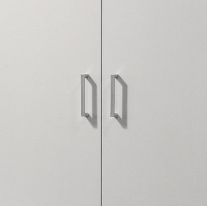 Alara - Height Simplistic Double Door Storage Cabinet - White